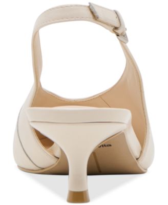 Women's Alenna Kitten-Heel Slingback Pumps