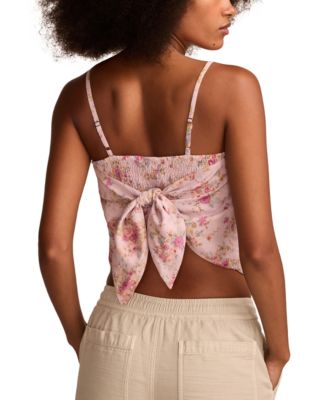 Топ-шарф с подолом под женский носовой платок от бренда Lucky