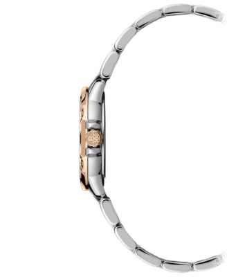 Women's Swiss Tango Quartz Two-Tone Stainless Steel Bracelet Watch 30mm