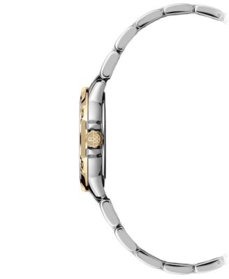 Women's Swiss Tango Quartz Two-Tone Stainless Steel Bracelet Watch 30mm