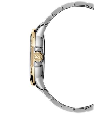 Men's Swiss Tango Quartz Two-Tone Stainless Steel Bracelet Watch 41mm