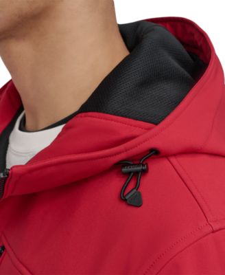 Men's Zip-Front Hooded Logo Jacket