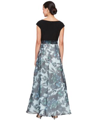 Миниатюрное платье с коротким рукавом и цветочным принтом SL Fashions