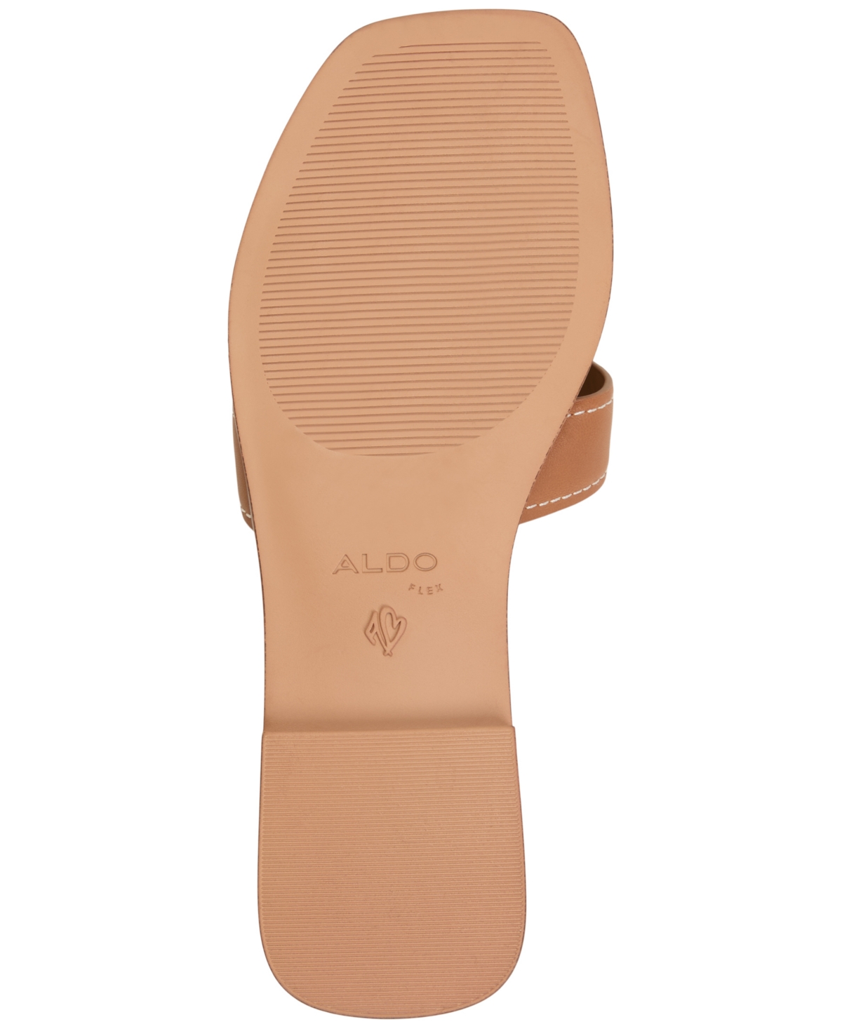 Shop Aldo Women's Itsandal Cutout Slide Flat Sandals In Cognac
