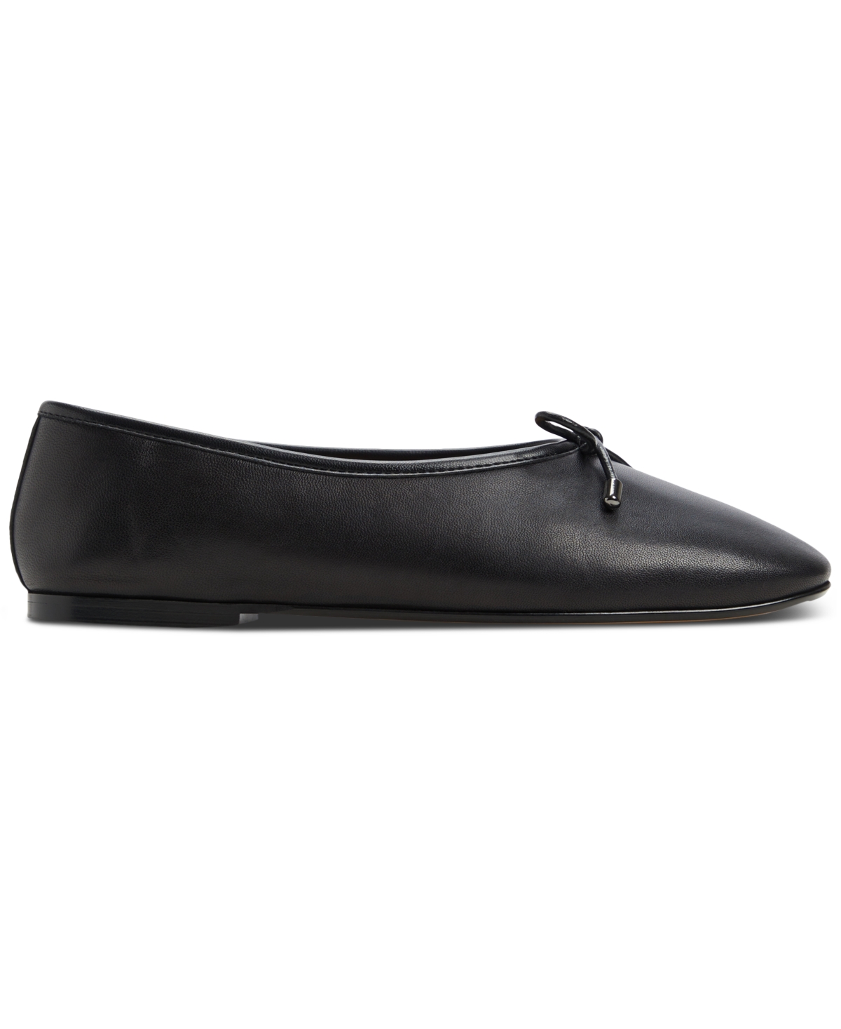 Shop Aldo Women's Joselie Bow-trim Ballerina Flats In Black