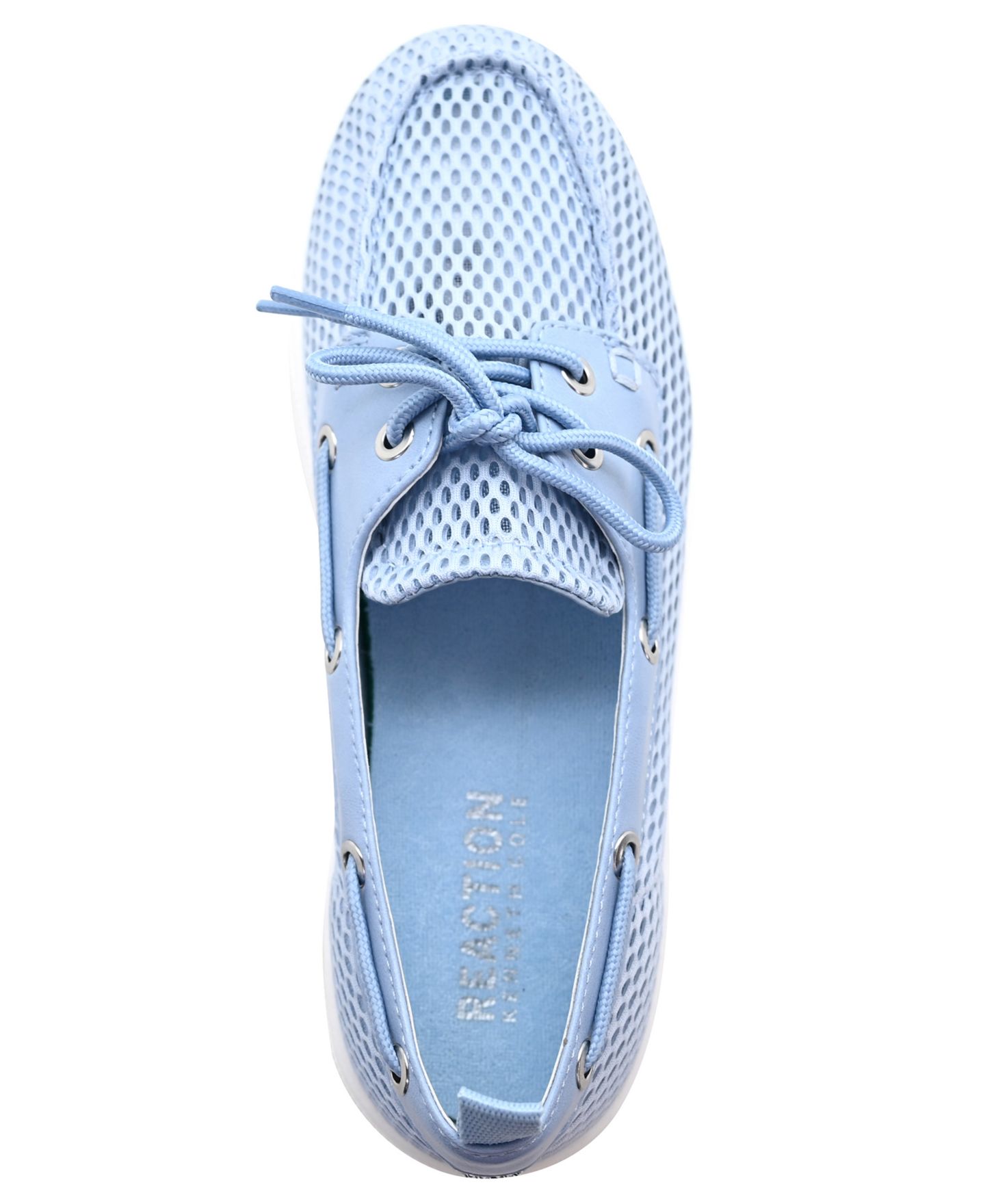 Женские туфли Kenneth Cole Reaction Zelda Almond Toe Boat, цвет: Синий сетчатый — фото 4