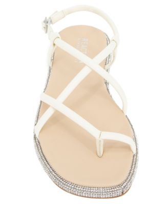 Women's Waltz Strappy Square Toe Flat Sandals