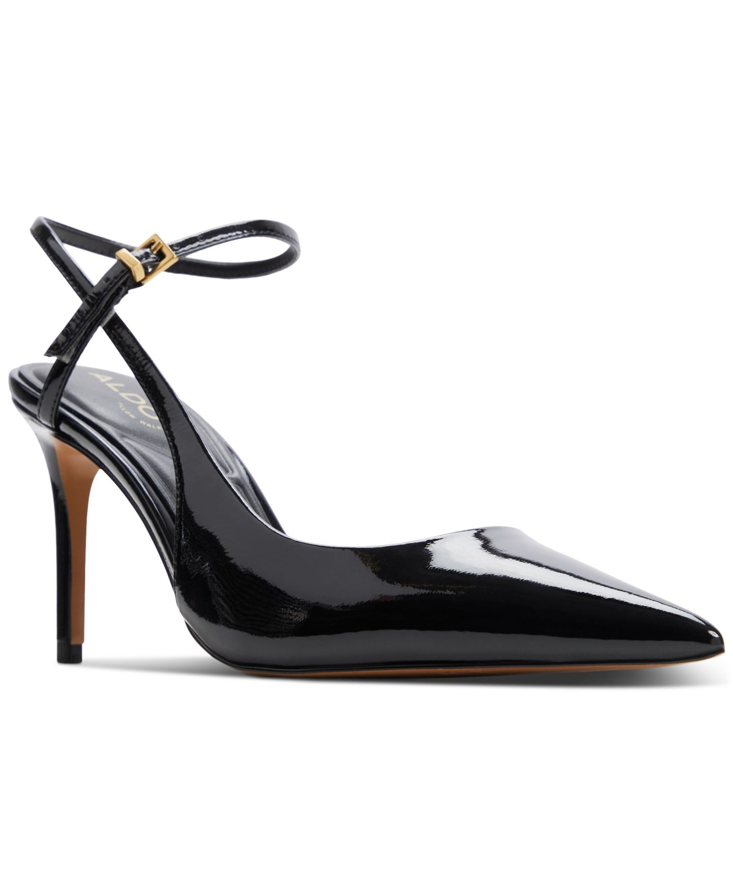 Женские туфли ALDO Kymmberly Strappy Pointed-Toe Pumps, цвет: Чёрный — фото 1
