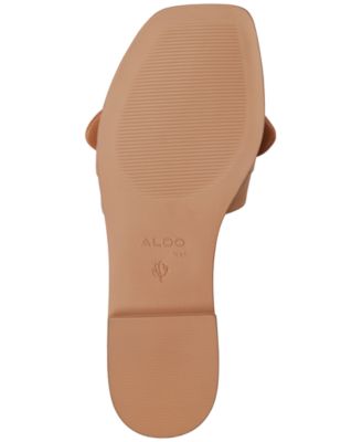 Women's Lavinia Knot-Trim Slide Flat Sandals