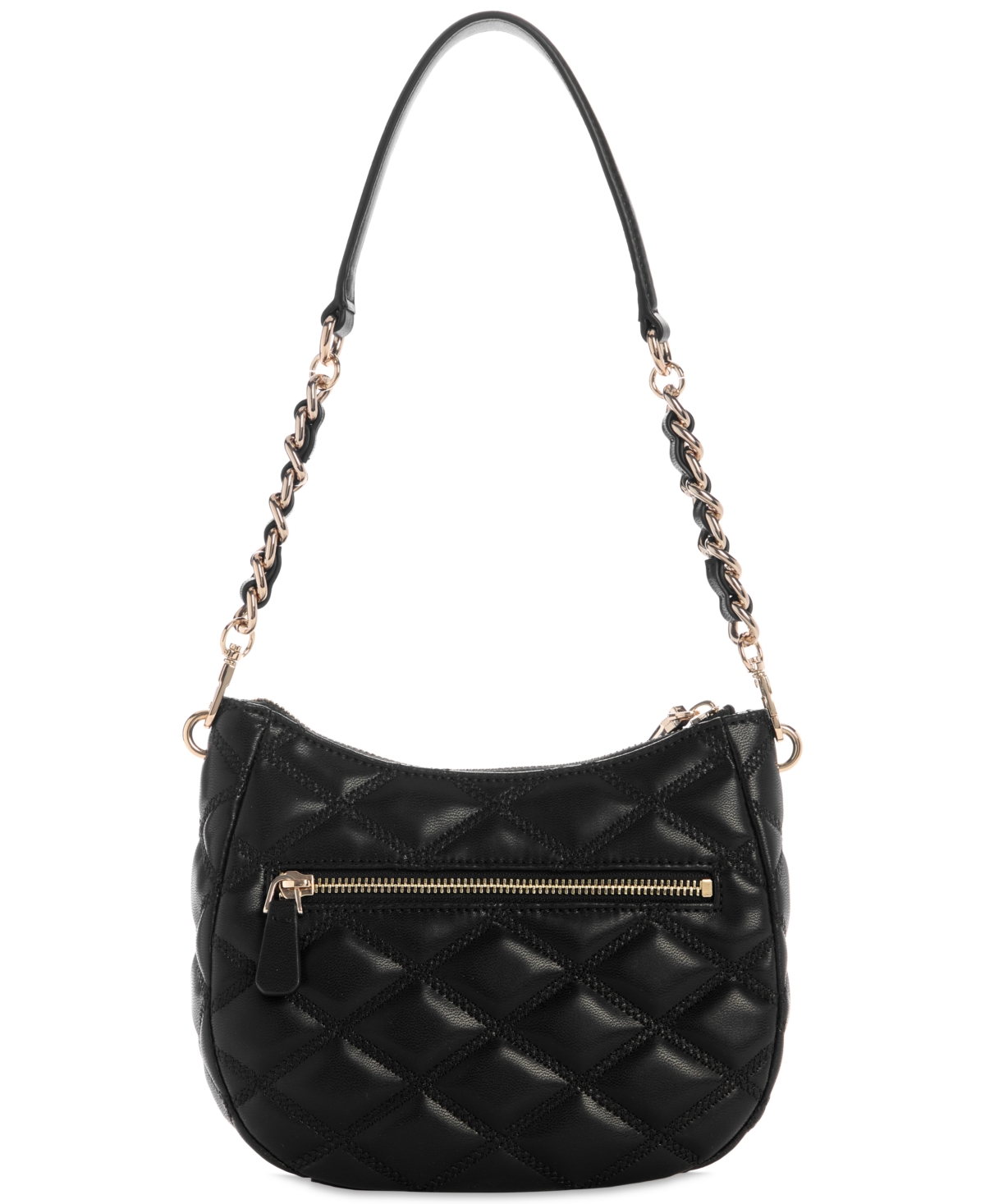 GUESS TAMSIN QUILTED SMALL TOP ZIP SHOULDER BAG 