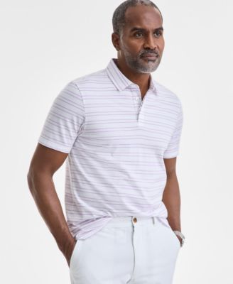 Club Room - Men's Carter Regular-Fit Stripe Polo Shirt