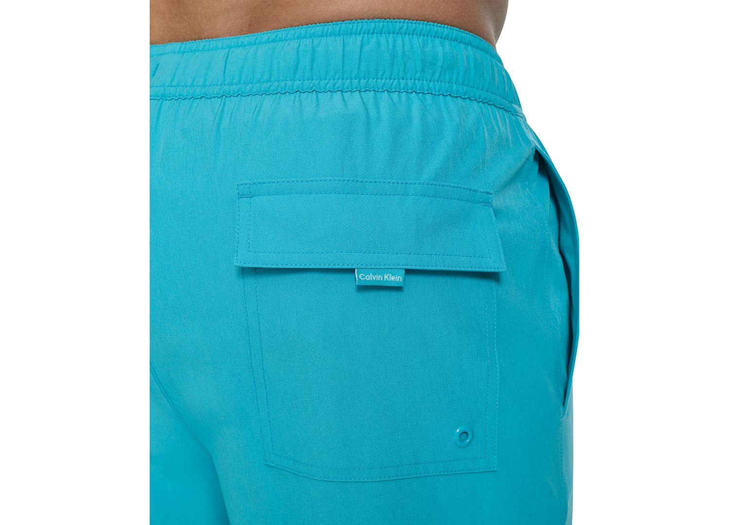 Men's Core Euro Regular-Fit Quick-Dry 5" Swim Trunks with Compression Short Liner