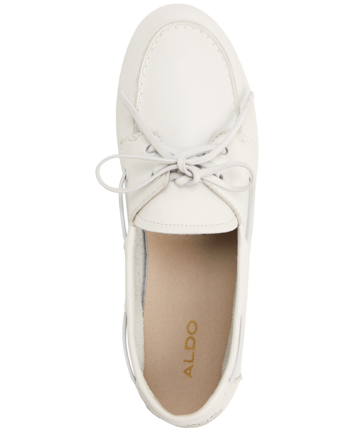 Aldo Women's Sail Boat Shoes In White,bone
