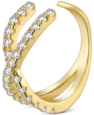 BEN ONI Jackie X Cubic Zirconia Ear Cuff