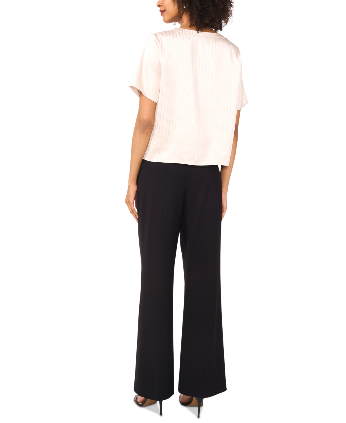 Vince Camuto Boxy Top In Neutral