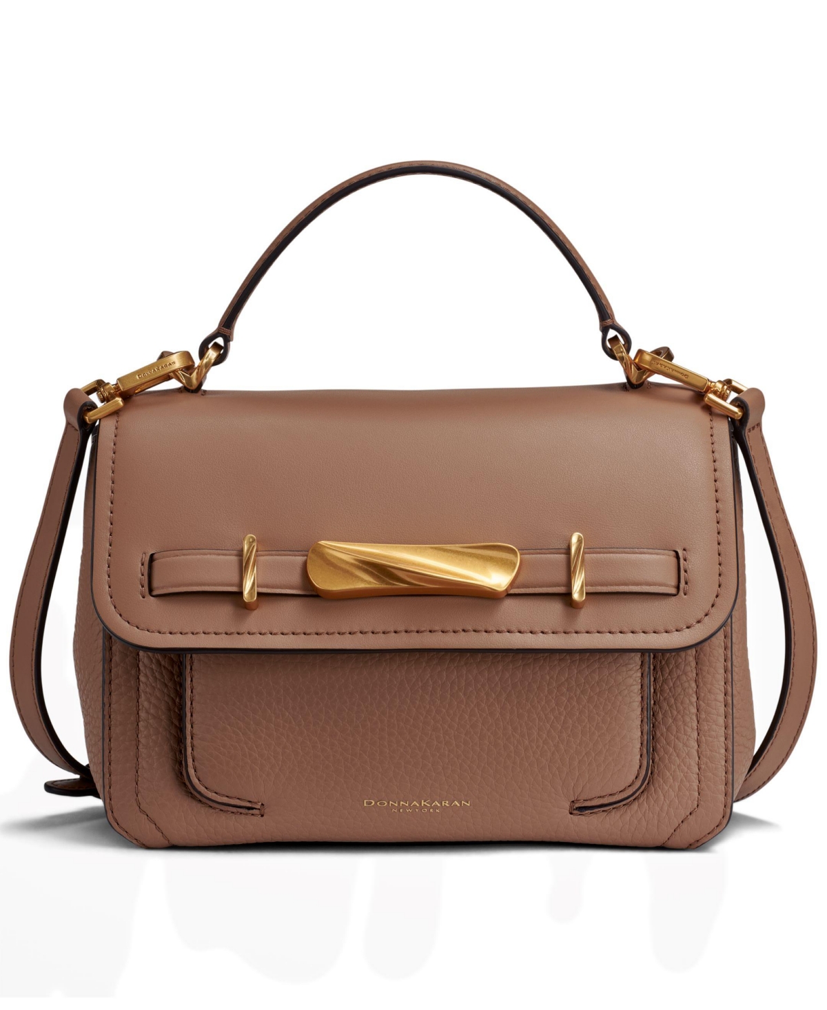 Oceanside Crossbody Bag - Black, Gold