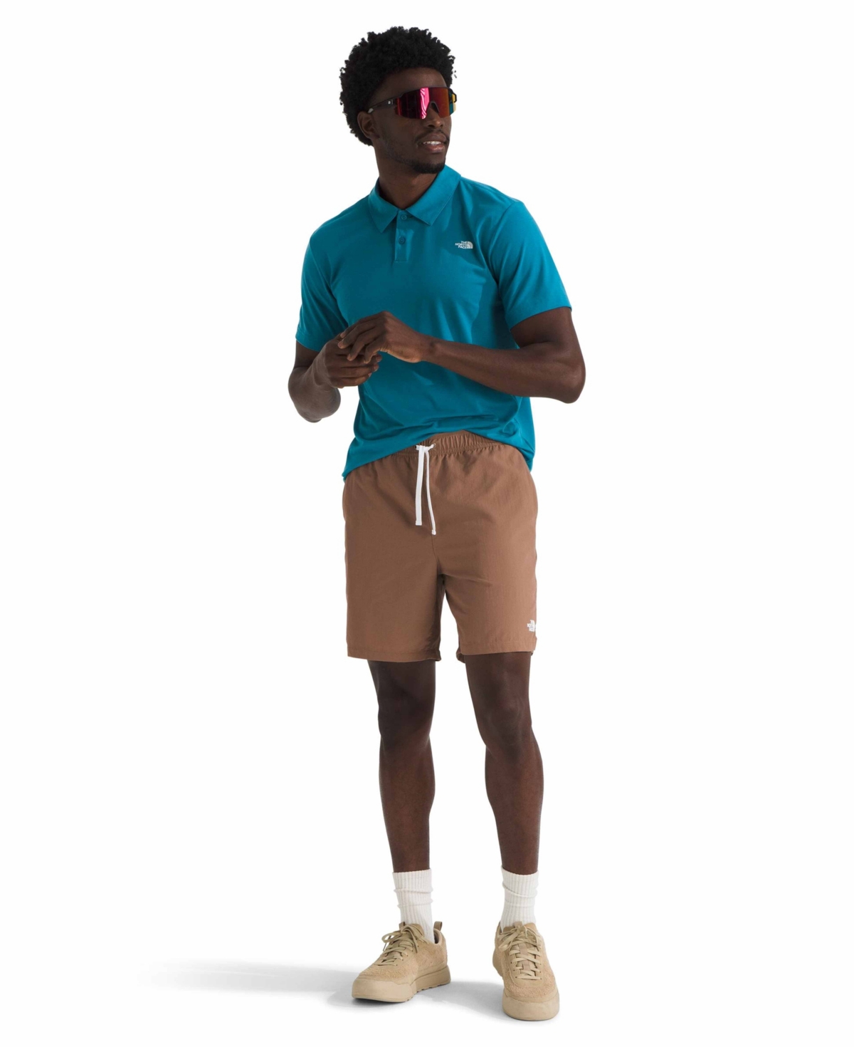 The North Face 7 Action Shorts 2.0 In Latte