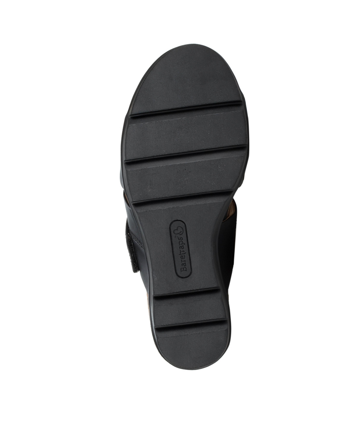 Baretraps Fresha Womens Strappy Open Toe Slide Sandals In Black