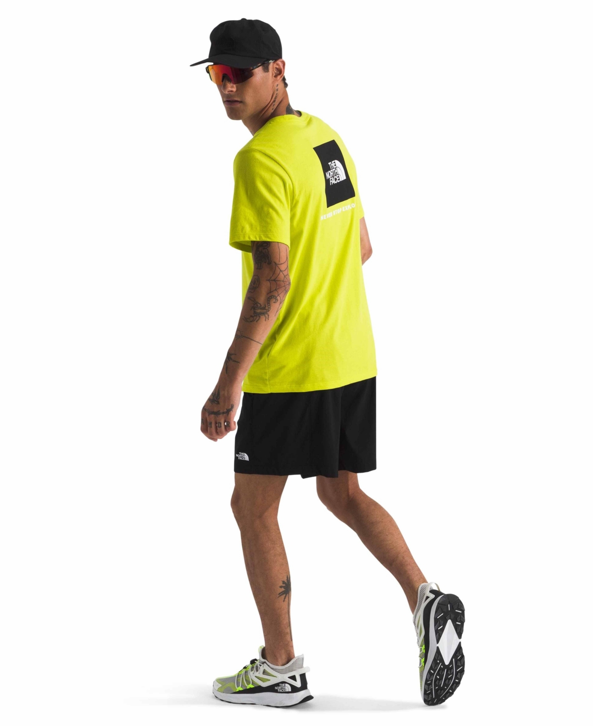THE NORTH FACE MEN'S SHORT SLEEVE CORE BOX NEVER STOP EXPLORING T-SHIRT 