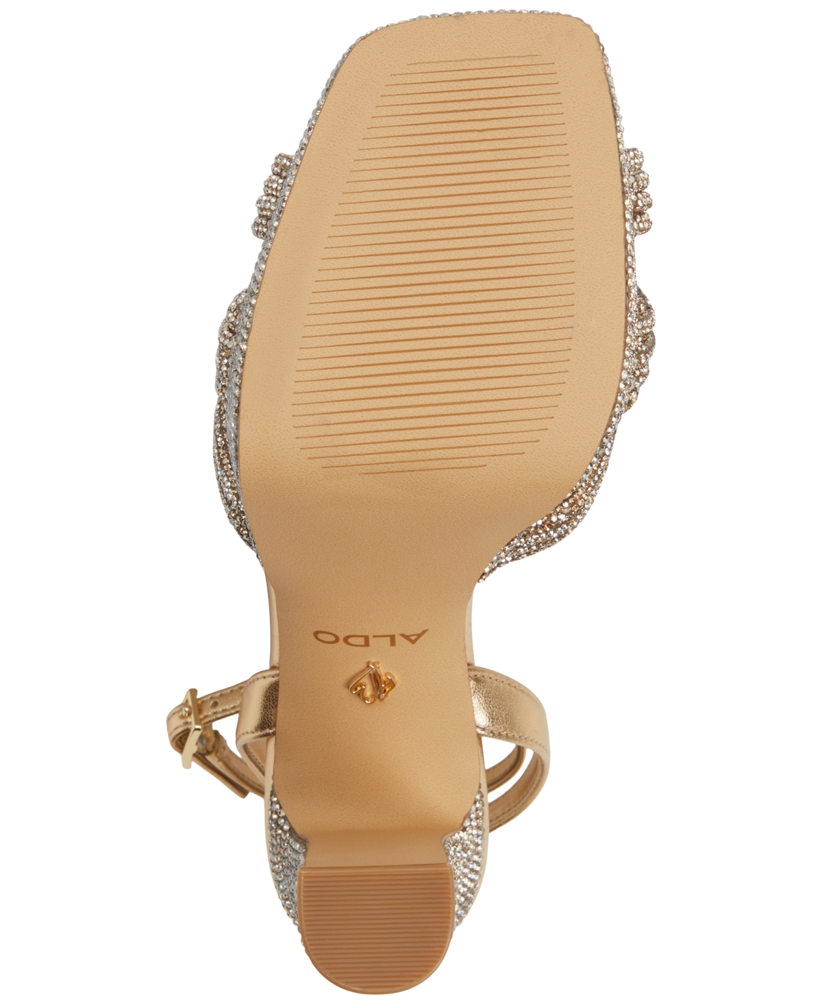 ALDO WOMEN'S SHIMMA RHINESTONE PLATFORM DRESS SANDALS 