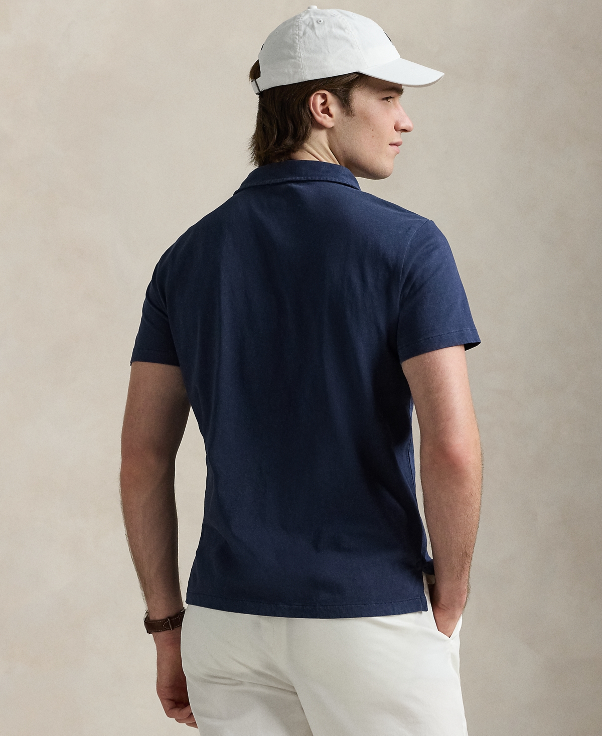 Polo Ralph Lauren Spugna Polo In Newport Navy