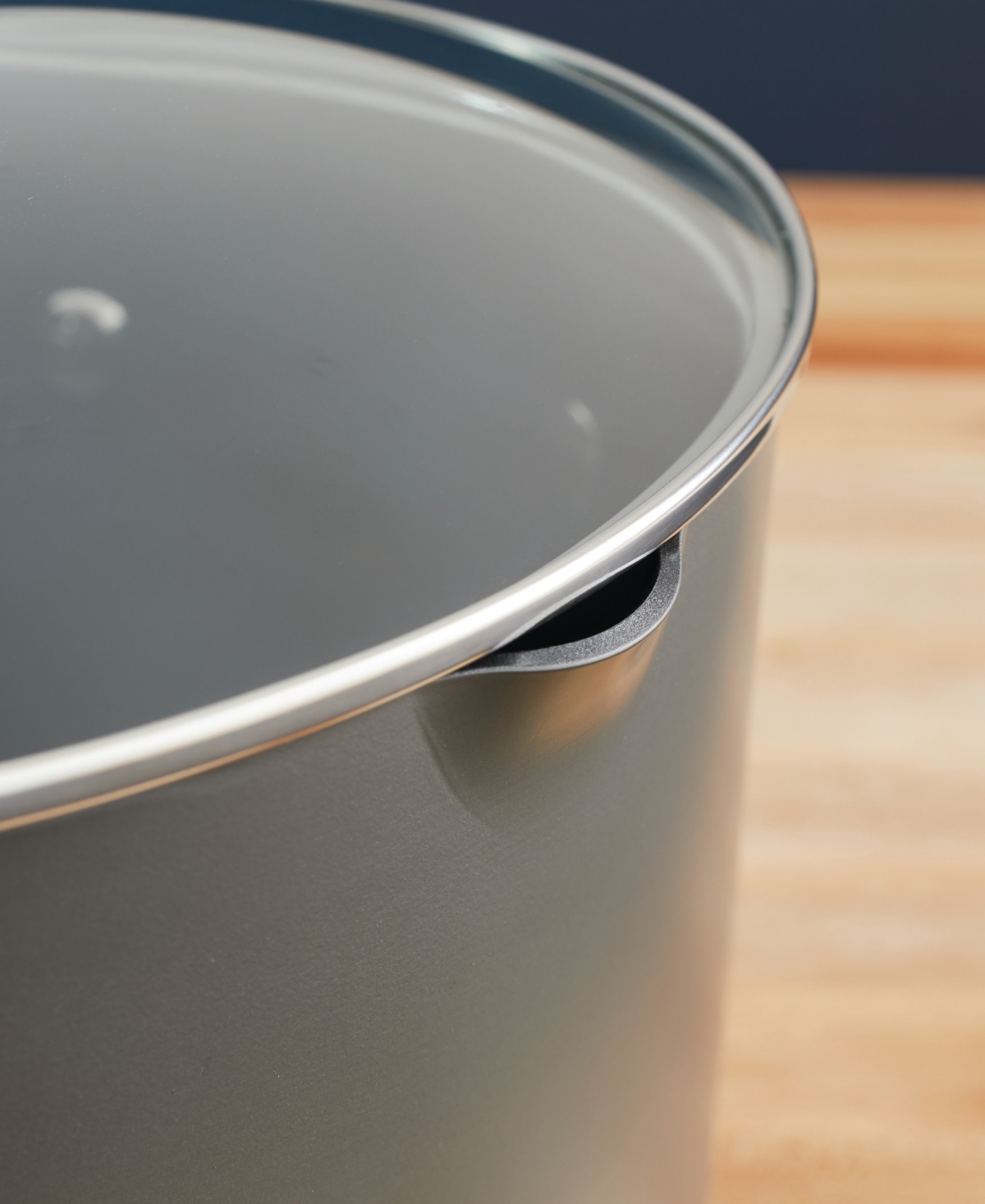 Rachael Ray Professional Hard-anodized Nonstick 8-qt. Oval Pasta Pot & Braiser In Gray