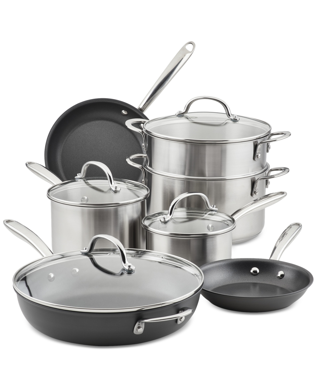 Rachael Ray Professional 11-pc. Induction Cookware Set In Mixed Color