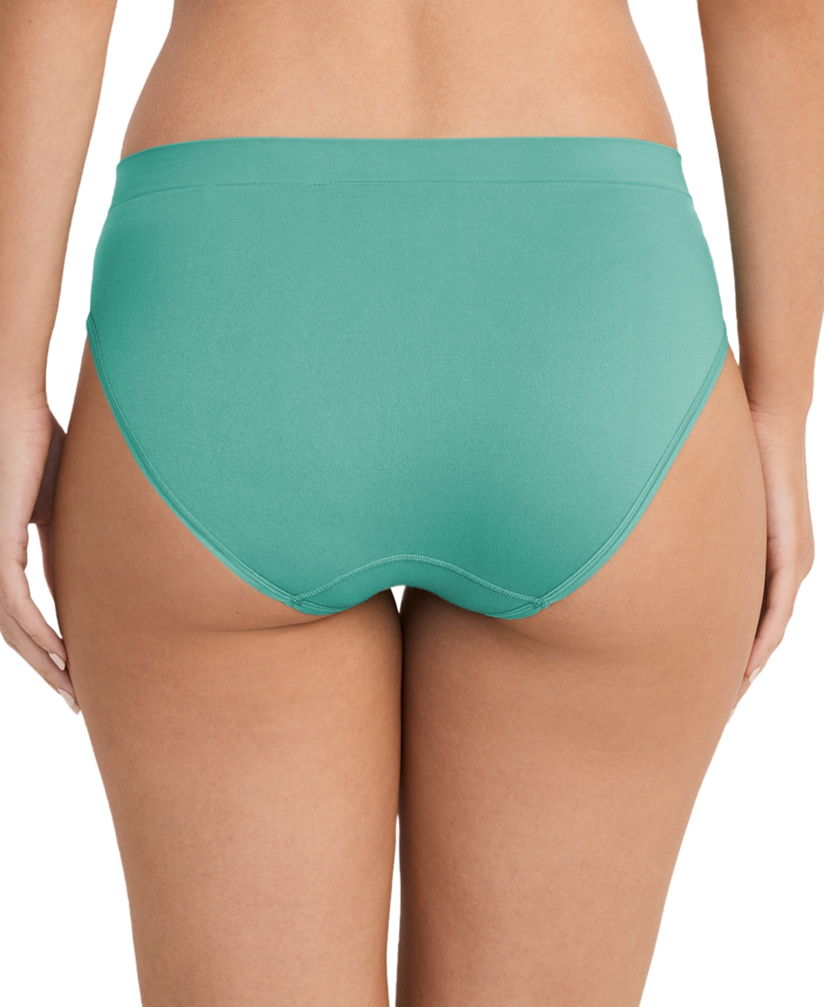 Jockey Women's Seamfree Hi-cut Stretch Underwear 3788 In Aquamarine-solid