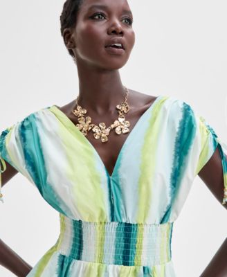 INC International Concepts Gold-Tone Flower Statement Necklace 16 3 extender Exclusively at Macys 4690₽