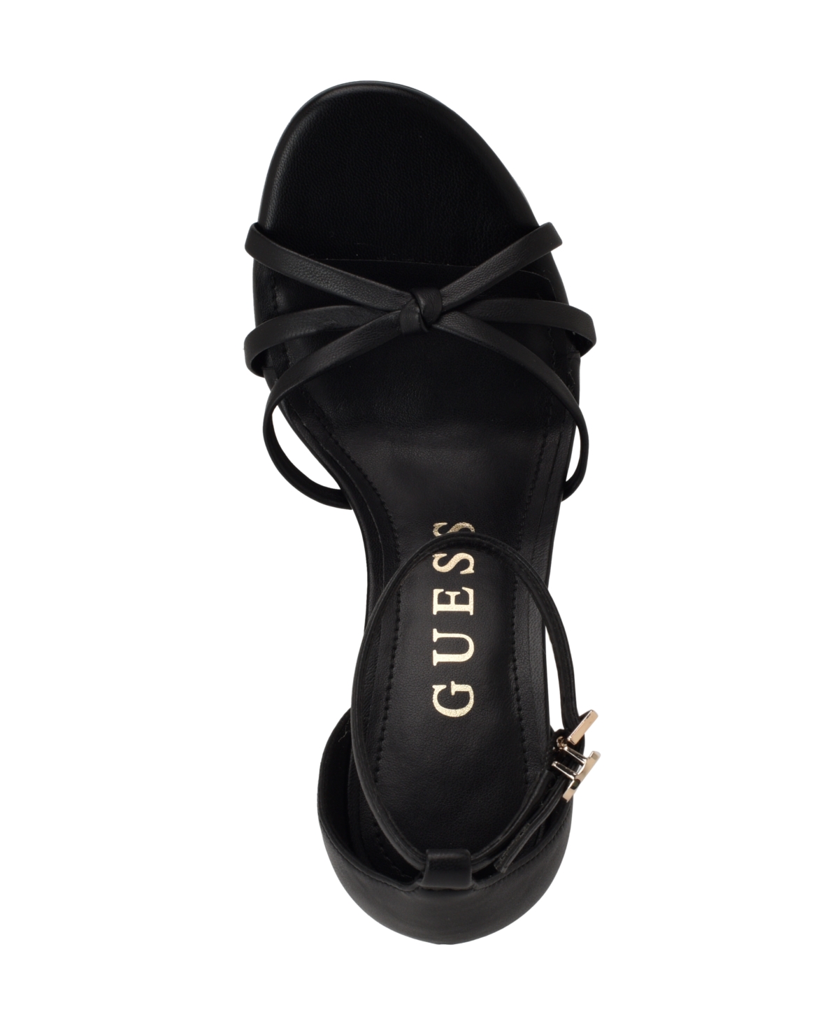 Guess Women's Spring Strappy Knot Stiletto Sandals In Black