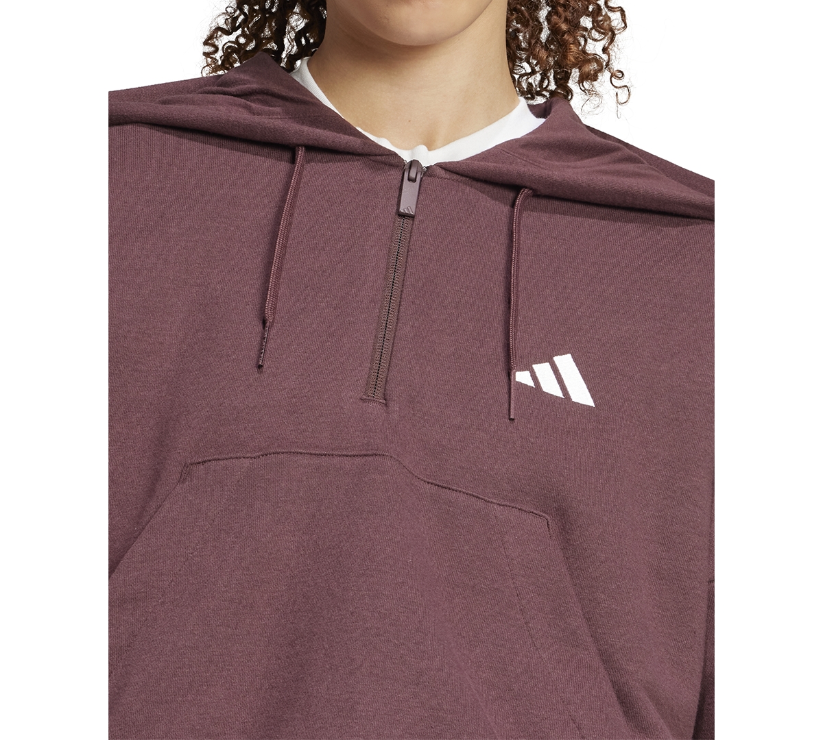 Adidas Originals Women's The Essentials Relaxed Hooded Track Jacket In Auror Ruby