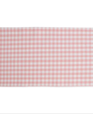 Reversible Gingham-Buffalo Table Runner, 14" x 72"