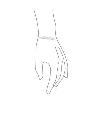 Delicate Petite Heart ID Bracelet Sterling Silver 5-6 Inch Small Wrists