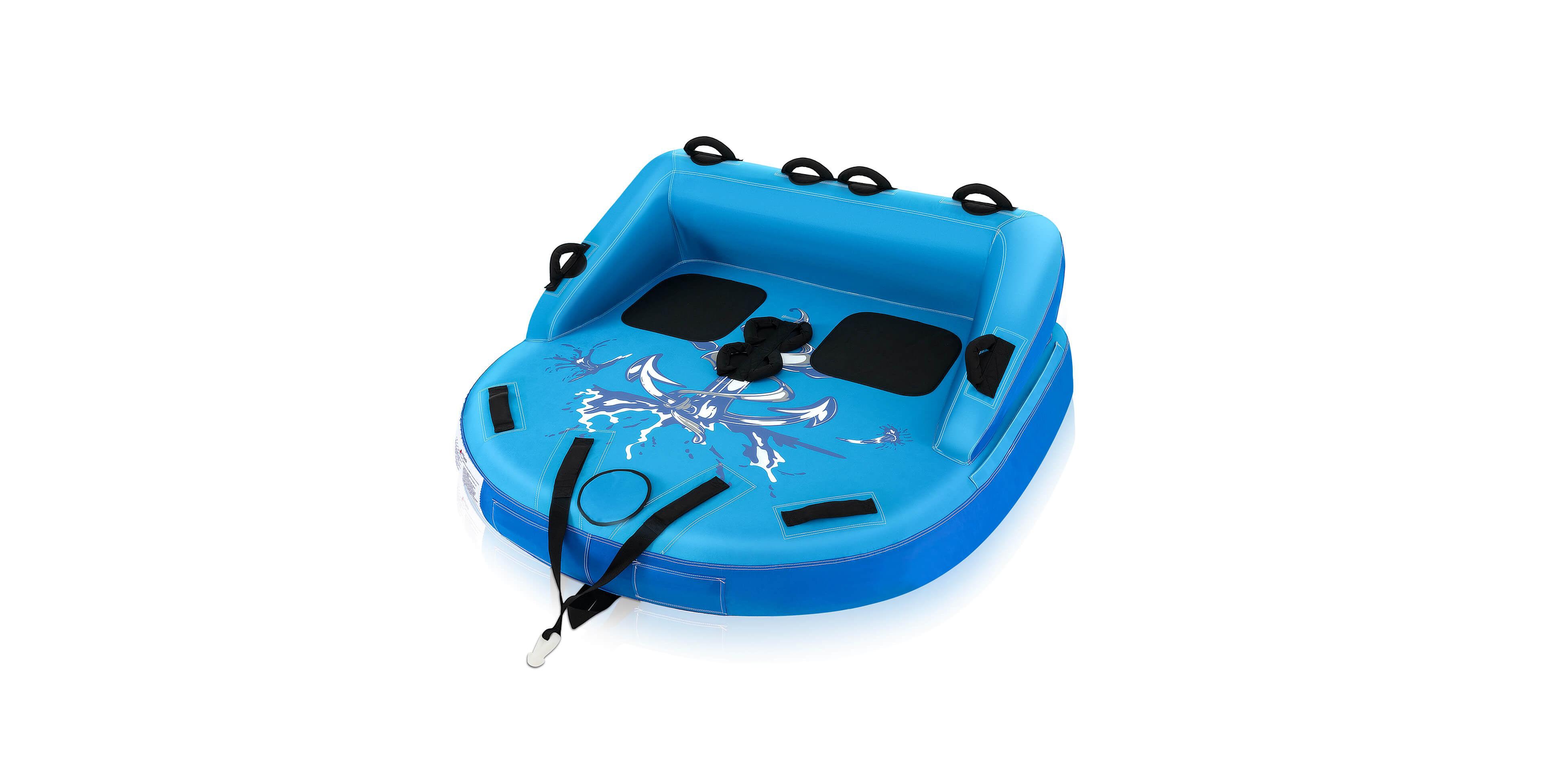 2 Person Water Sport Inflatable Towable Tubes for Boating