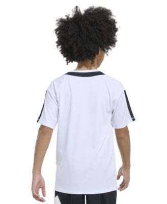 Big Boys Sereno 3-Stripe Mesh-Accent Soccer Shirt