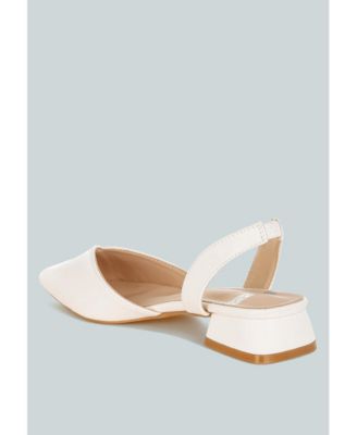 Womens Tijay Soft Real Leather Slingback Sandals