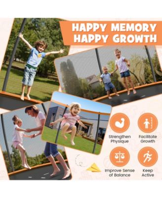 12 FT ASTM Approved Recreational Trampoline with Ladder