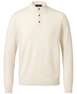 Men's Merino Wool Polo Sweater