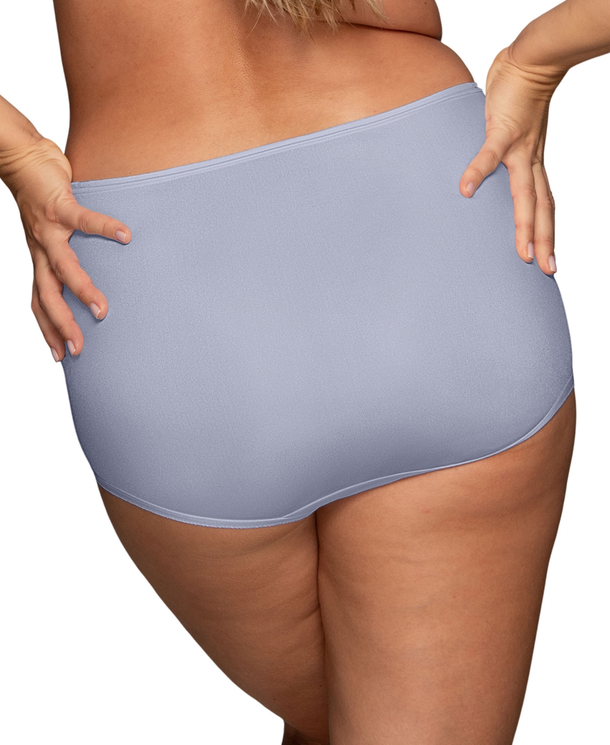 VANITY FAIR PERFECTLY YOURS RAVISSANT NYLON FULL BRIEF UNDERWEAR 15712, EXTENDED SIZES 