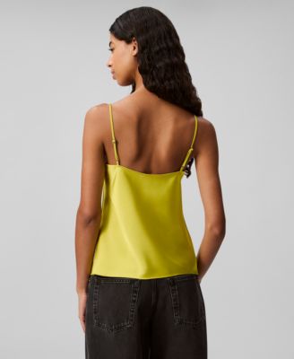 Женская атласная кофточка Calvin Klein с матовым блеском