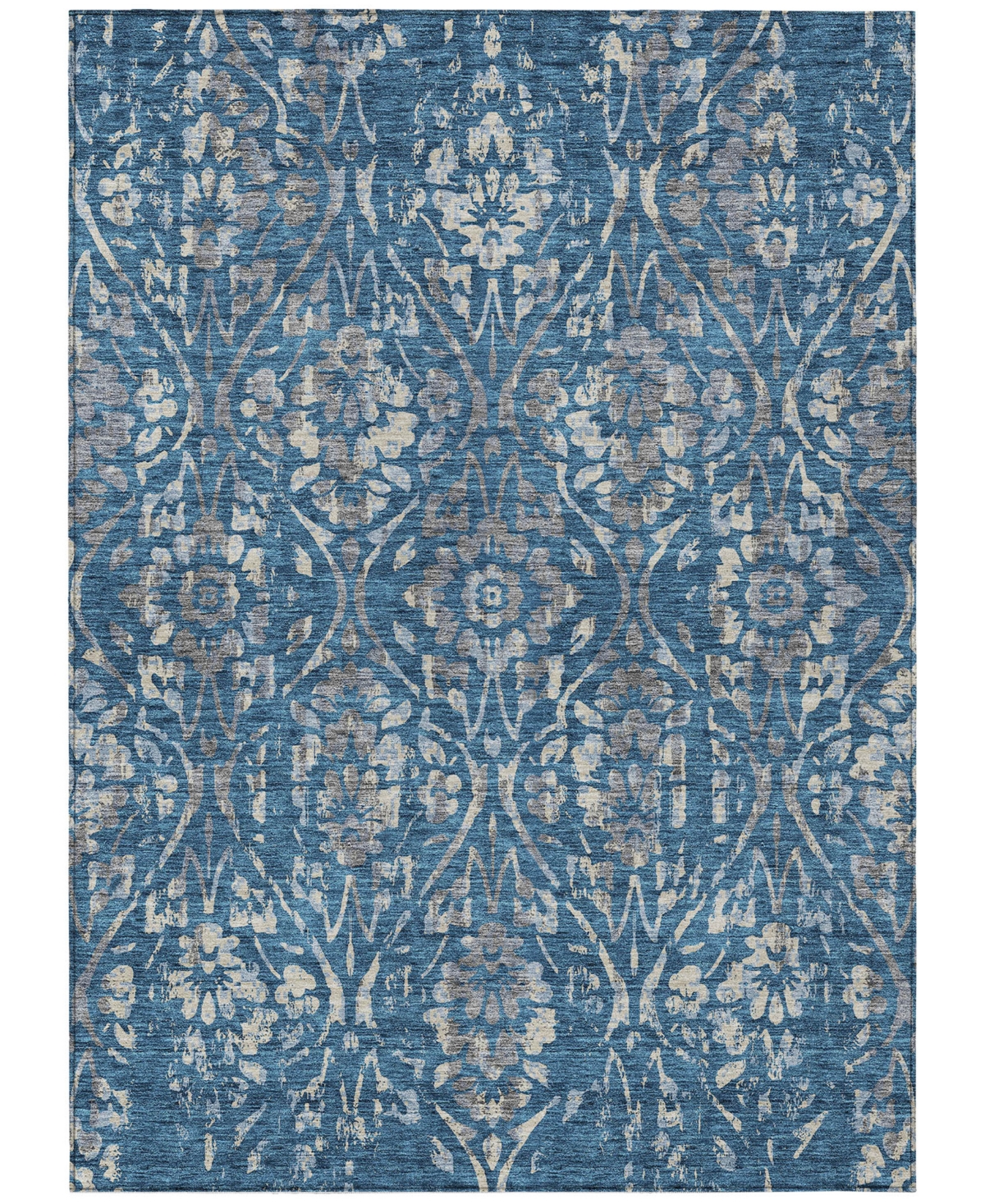 Shop Addison Chantille Machine Washable Acn868 10'x14' Area Rug In Blue