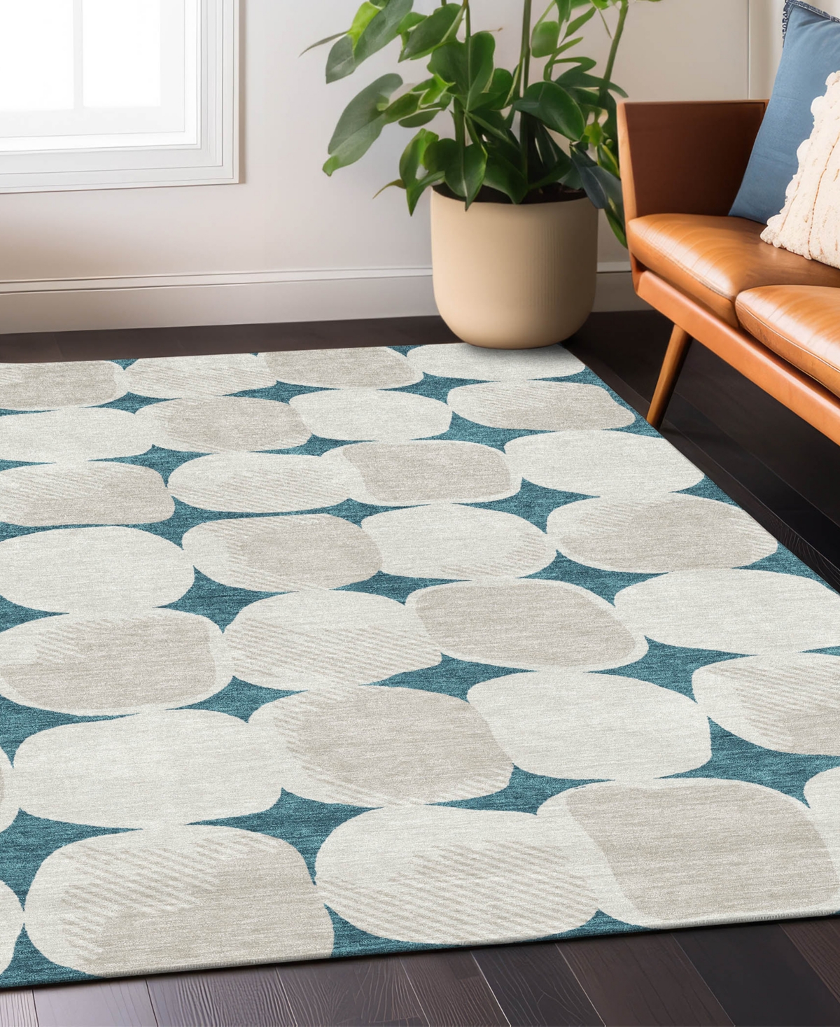Addison Chantille Acn870 9'x12' Area Rug In Teal