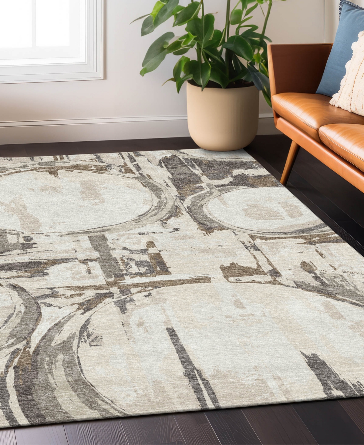 Addison Chantille Acn855 9'x12' Area Rug In Ivory