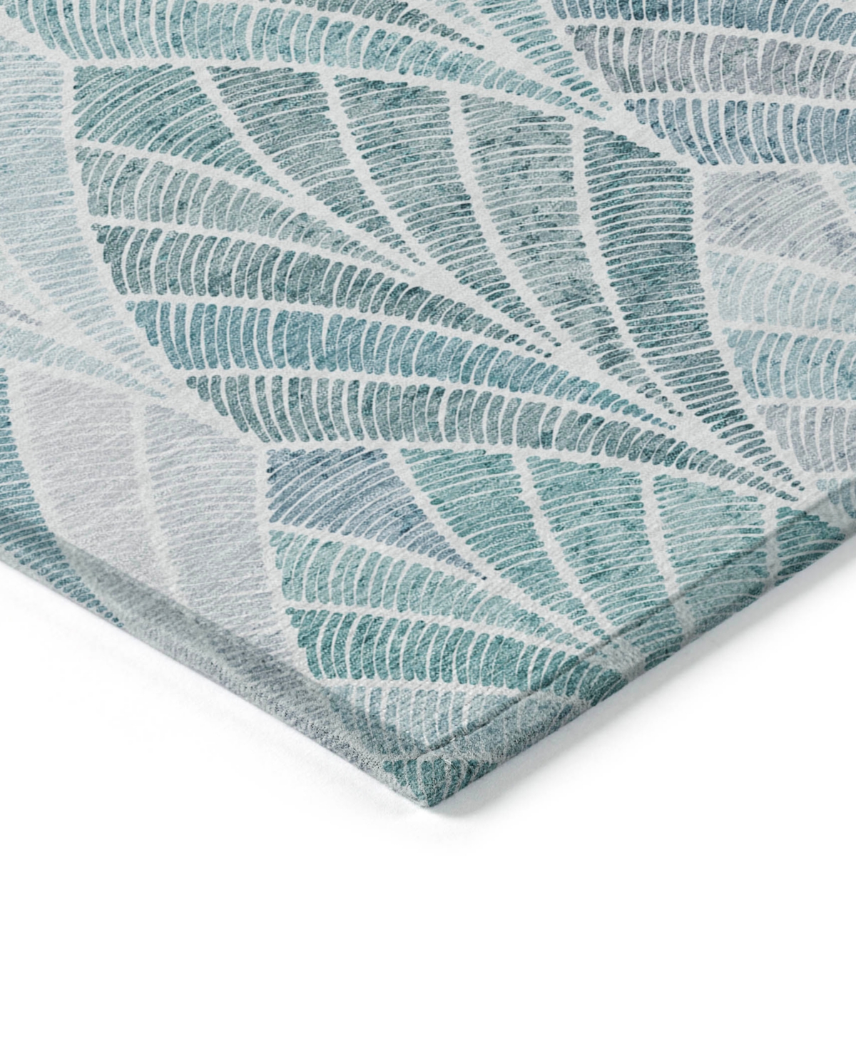 Addison Chantille Acn851 9'x12' Area Rug In Aqua