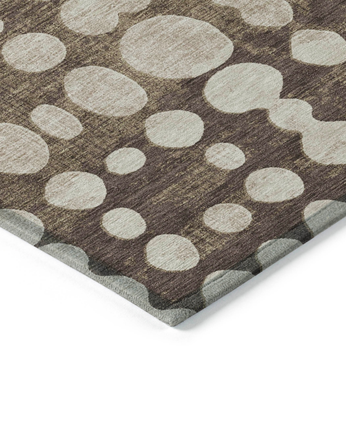 Addison Chantille Machine Washable Acn869 8'x10' Area Rug In Brown