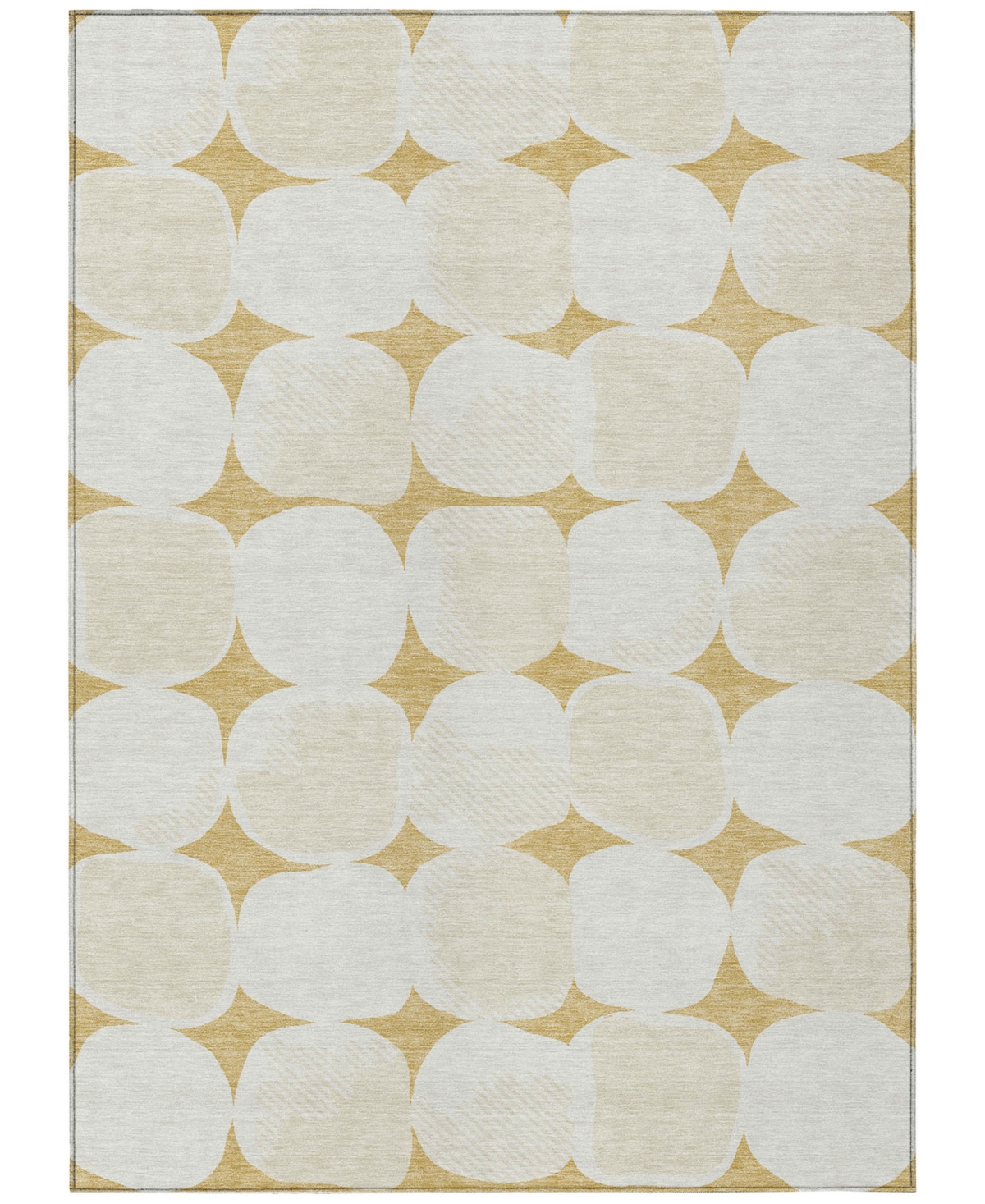 Addison Chantille Acn870 5'x7'6" Area Rug In Gold