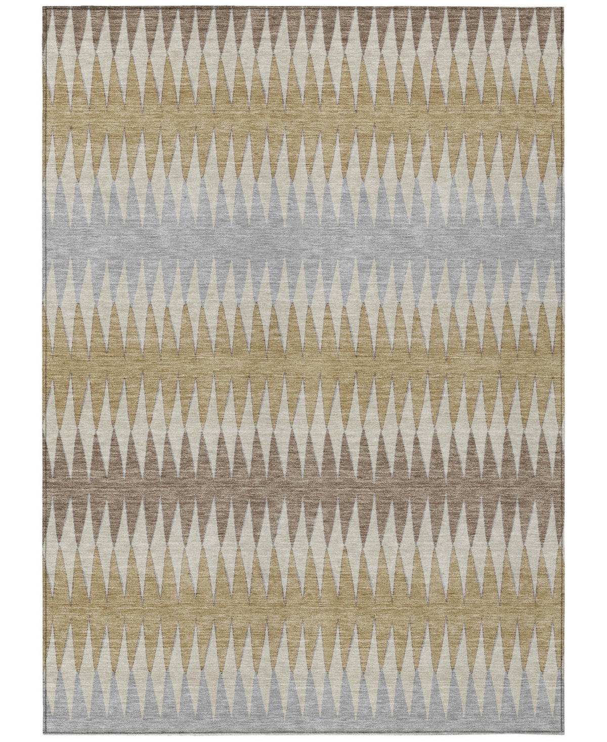 Addison Chantille Acn867 5'x7'6" Area Rug In Beige