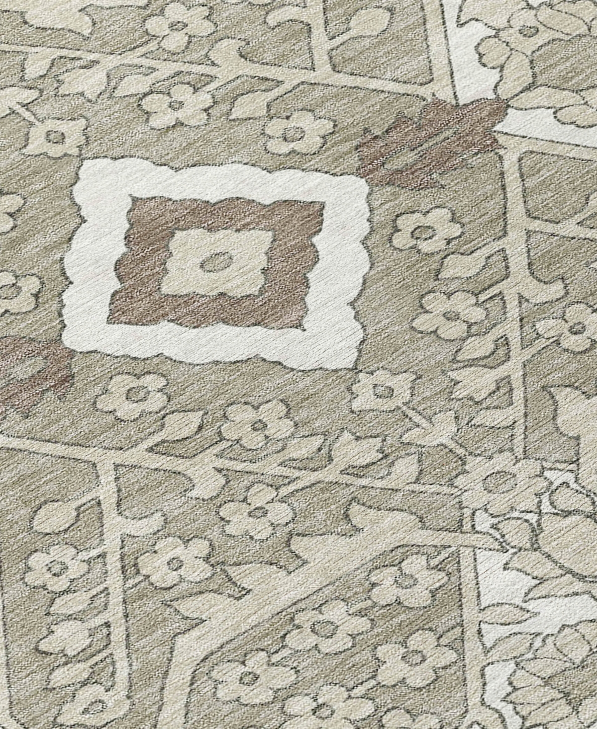 Addison Chantille Acn863 5'x7'6" Area Rug In Taupe