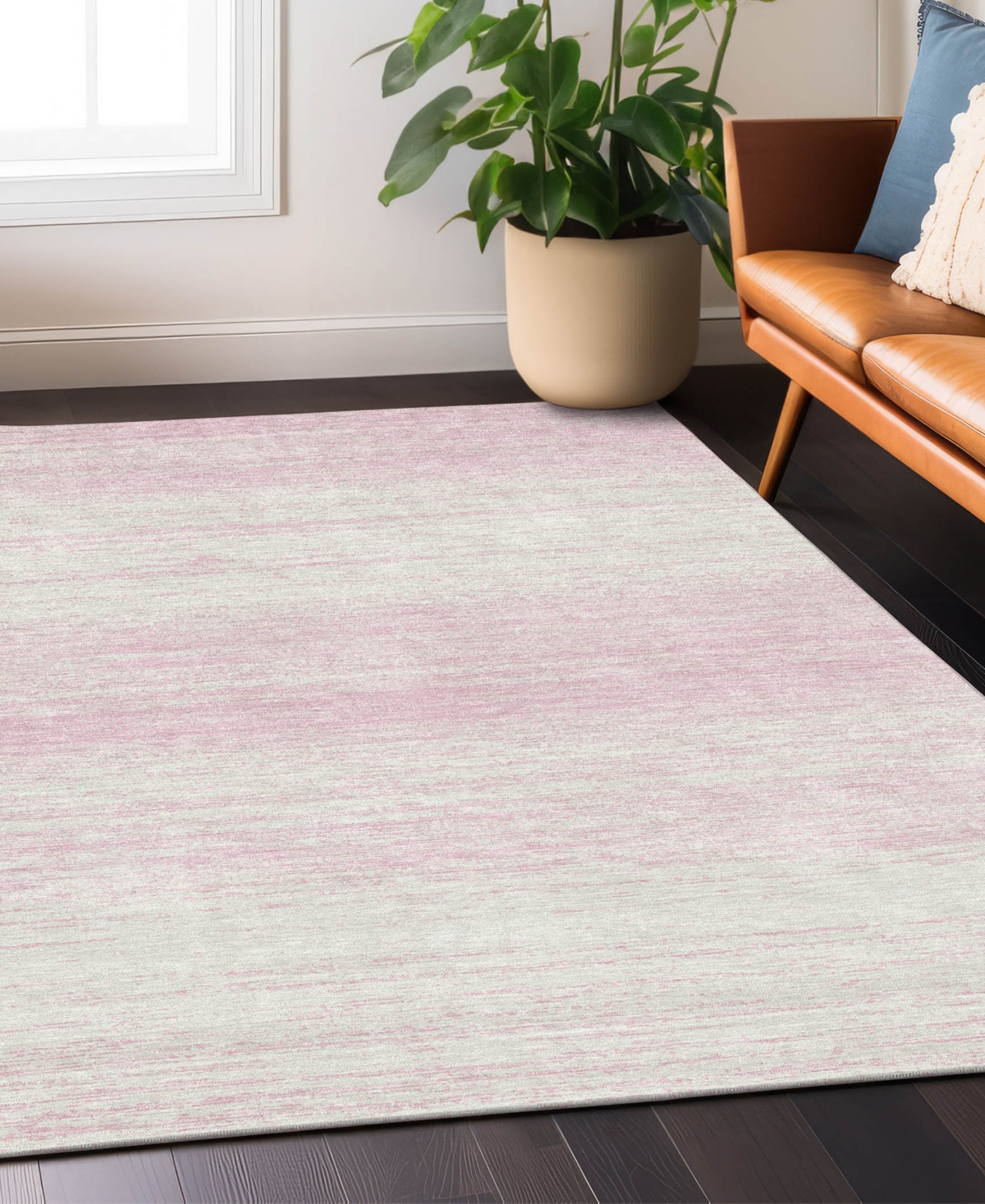 Addison Chantille Acn859 2'6"x3'10" Area Rug In Pink