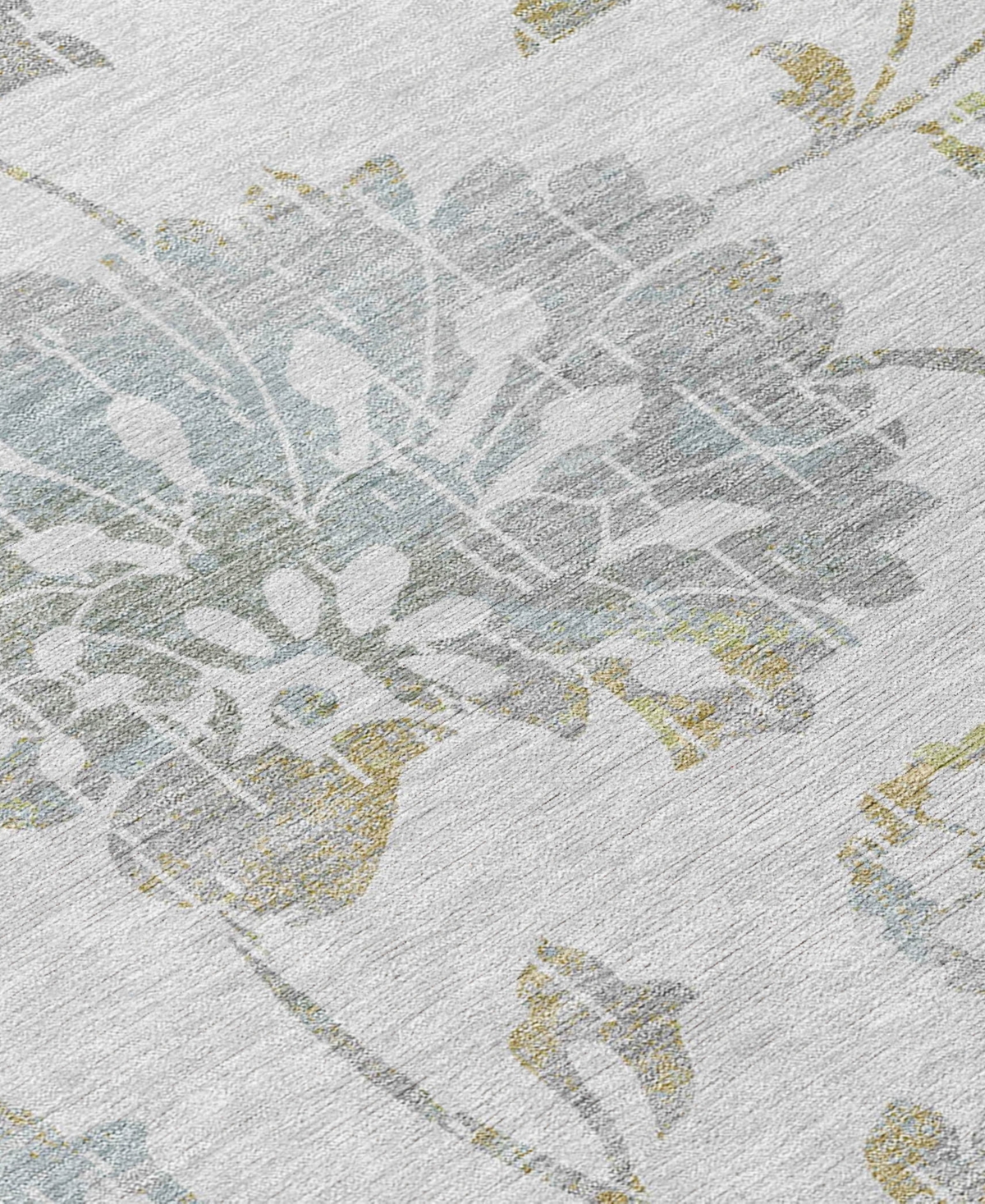 Addison Chantille Machine Washable Acn856 2'3"x7'6" Runner Area Rug In Silver